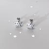 1 Paar Süße Polka Dot Stern Ohrstecker Hypoallergen Schraubverschlüsse Für Tägliches Tragen Lässige Ausflüge Schmuck