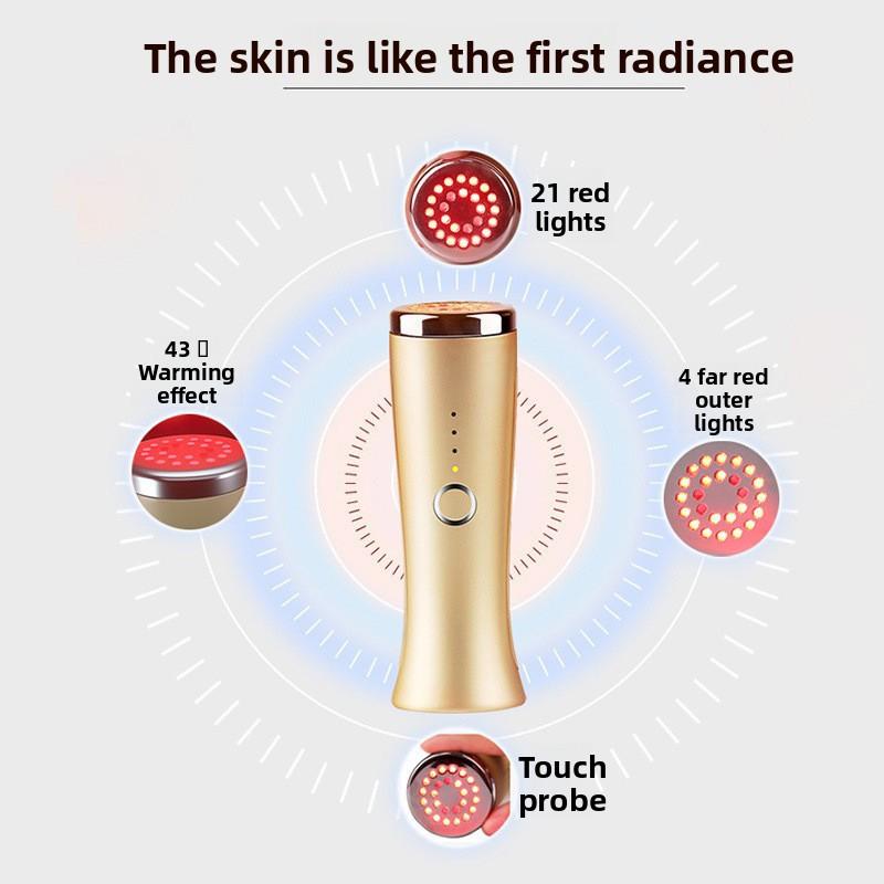 New Red LED Light Rejuvenation Beauty Instrument Far Infrared Warm Liftingaction Introducing Wrinkle Removal Care Instrument