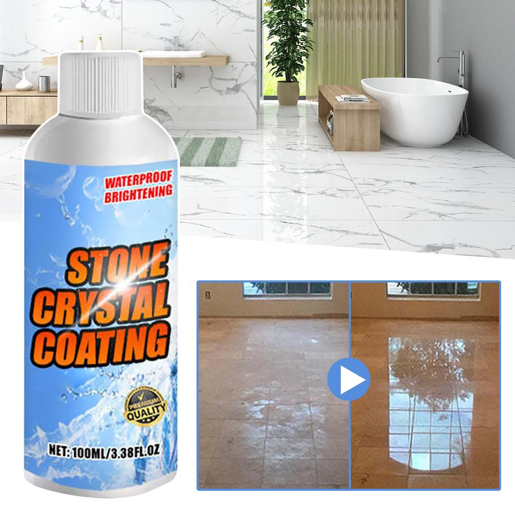 100ml Intenzivní čistič kamenných dlaždic,Čistič podlah,Odstraňovač skvrn a škrábanců,Lešticí čisticí prostředek na keramické dlaždice,Mramor,Žula