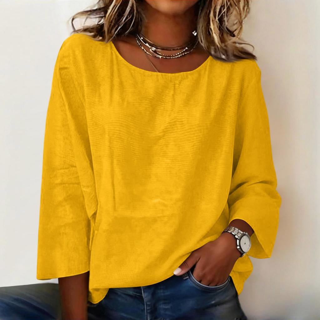 Linen Shirts for Women Loose Fit Linen Tops for Women Casual Button Up Shirt Women Relaxed Womens Linen Tops Blouse