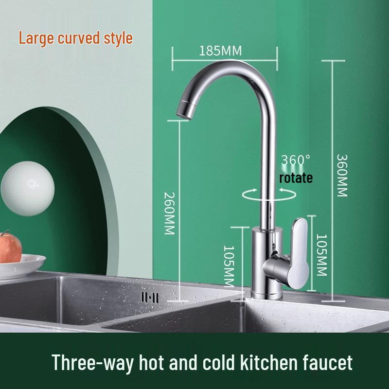 TLXT Single-Hole Hot & Cold Basin Faucet