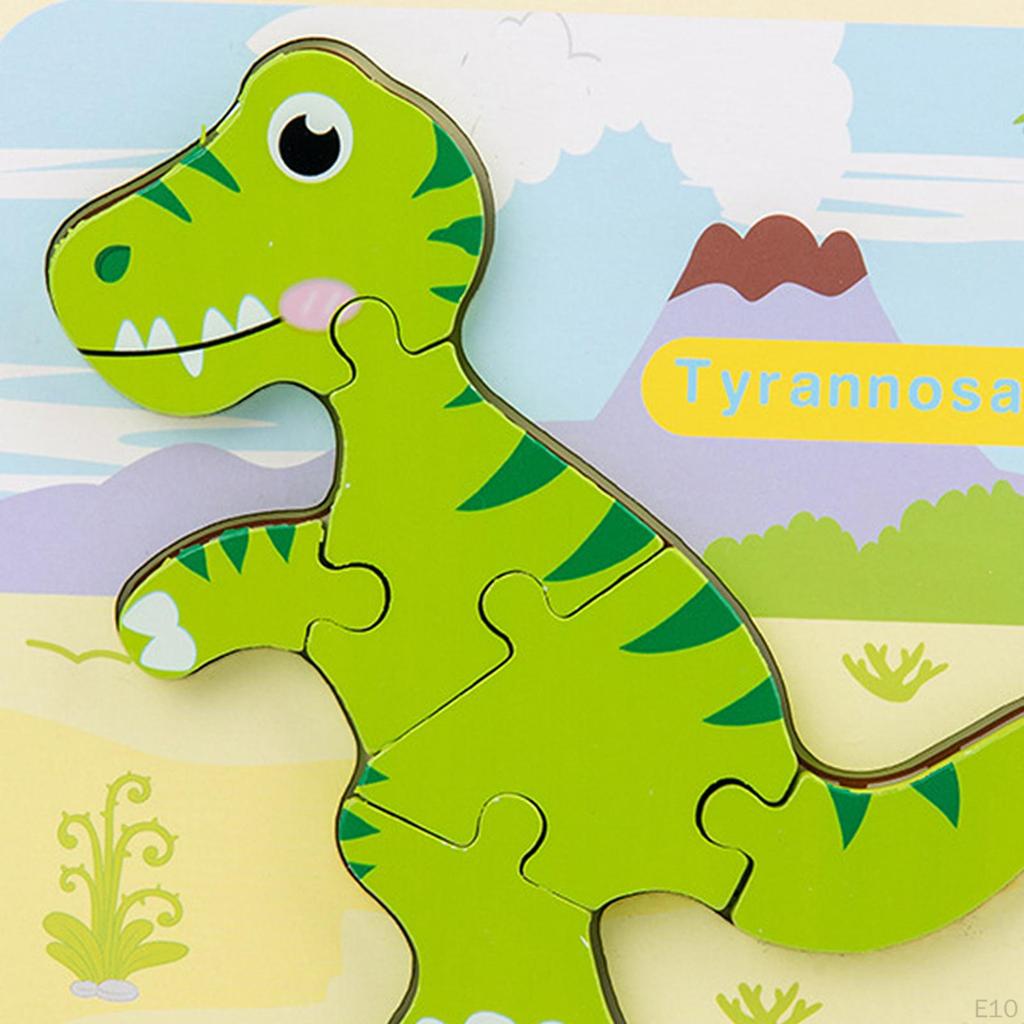 Wooden Interesting Puzzle Dinosaur