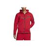Nike Sportswear Tech Fleece Hoodie Gym Red/Black Men Streetwear CU4489-687