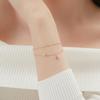 Special Ball Chain Silver Pink Bracelet TBSSVP10681M