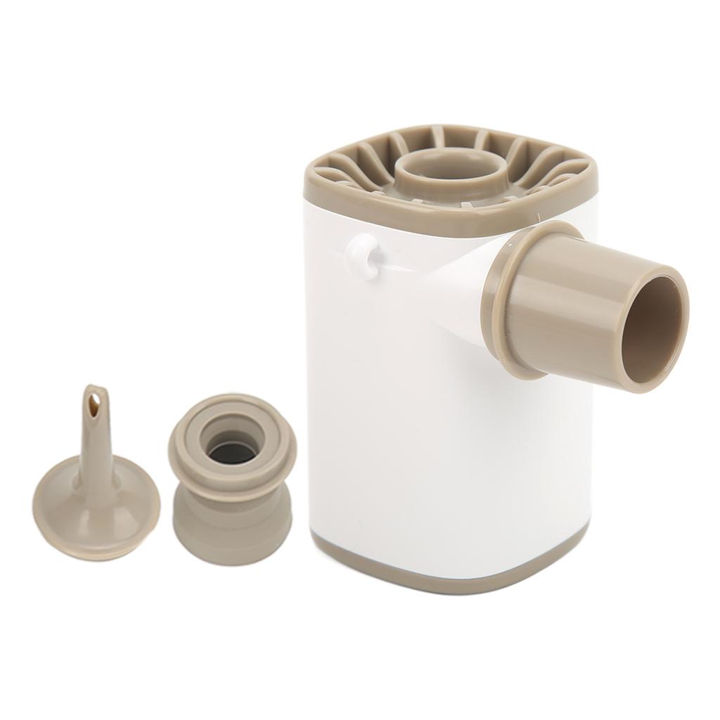Portable Air Pump 2 Nozzles 2 Modes 3600mAh Battery USB Charging Multifunction Air Mattress Pump with LED Light
