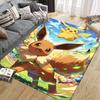 Eevee Pokemon2 Square Area Rug, Non-Slip Floor Mat for Home Decor, Perfect Gift for Eevee Fans.chl