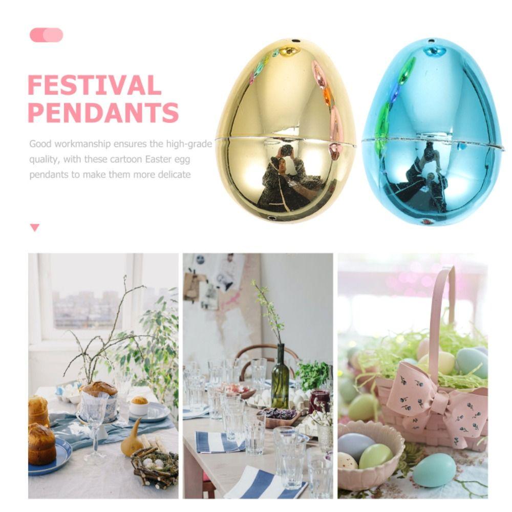 5pcs Empty Easter Egg Colorful Easter Decoration Surprise Toys Fillable Toy  Party