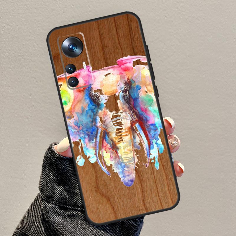 Natural Bamboo Wood Pattern Print Case For POCO M6 Pro X3 X5 F5 F3 F4 X4 GT M5s Cover For Xiaomi 11T Pro 12T 12 13 Lite 12X