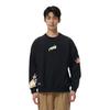 Li Ning X Disney Sweatshirts Men's Black Crew Neck Moderate Regular AWDQ147-3