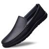 Fashion Business Mens Slip On Shoes Classic Men's Genuine Leather Loafers Casual Breathable Flat Shoes Non-Slip Comfortable Walking Shoe