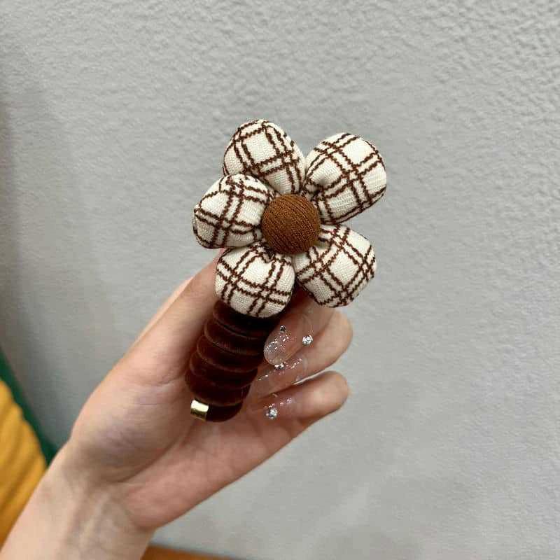 Elastische Telefondraht-Haargummis für Damen und Mädchen, einfarbige Haarbänder, Spiralspule, Gummiband, Pferdeschwanz, Kopfseil, Haar-Accessoires