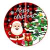 Snowflake Print Christmas Tree Skirt Santa Claus Printed Christmas Decoration  Home Holiday