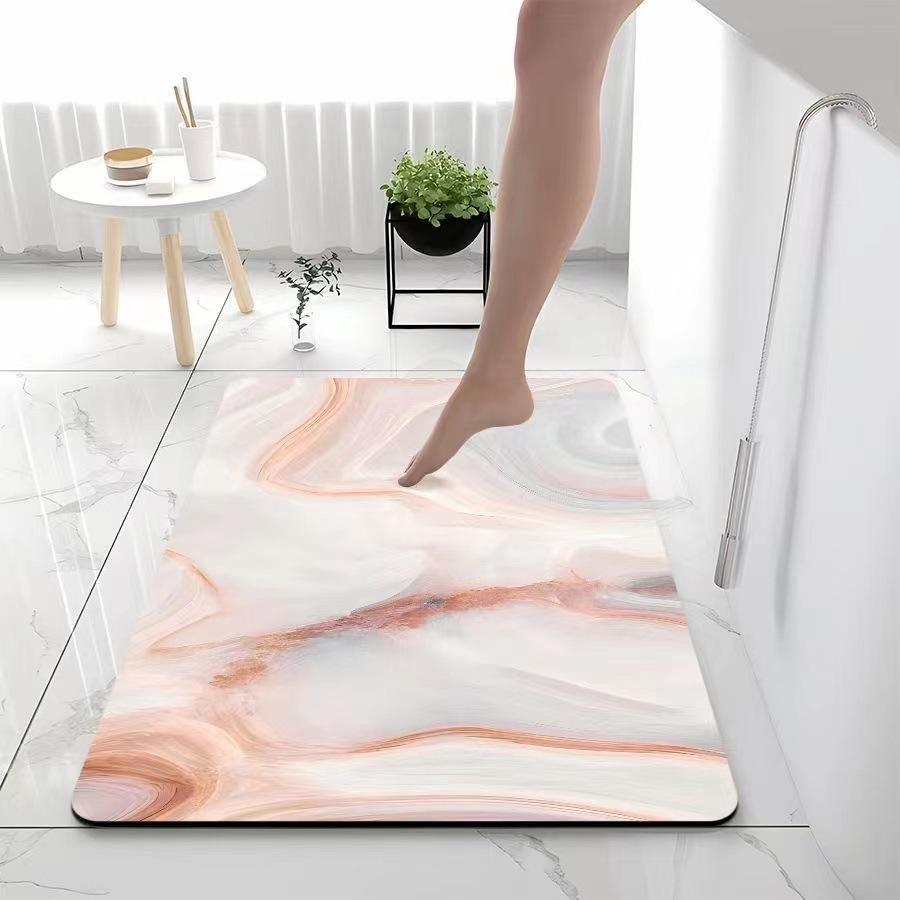 Bathroom Absorbent Floor Mat Toilet Door Mat Household Door Mat