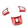 3Pcs/Set ABS Car Steering Wheel Button Cover Sticker Interior Decoration For MG5 MG6 MG HS ZS Car Styling