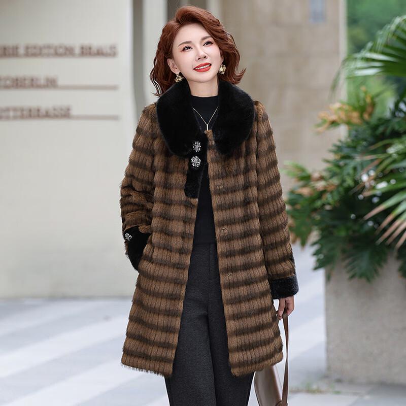 Yalu Women's Thickened Plush Lined Winter Coat