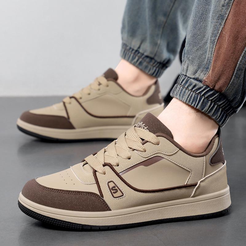 New Men's Classic Four Seasons Fashion Low Top Thick Sole Skateboarding Shoes Comfortable Soft Sole Basketball Sneakers