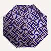 1pc Concentric Circles Automatic Open/Close Umbrella, Umbrella with cartoon Design, Portable Compact Umbrella for Men & Women, Good Holiday
