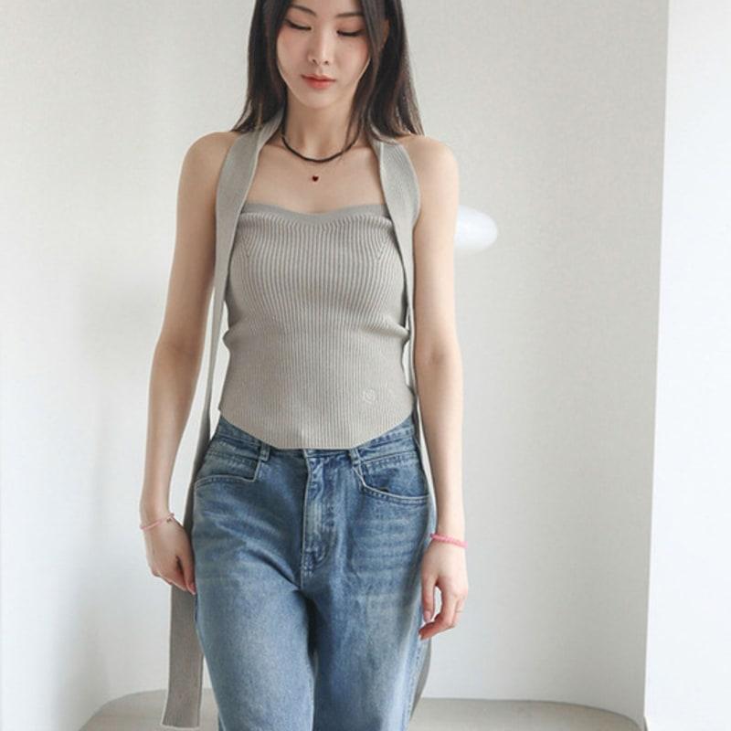 Modernlike 14k Gold-filled Silver Black Quartz Crystal Heart Necklace 2-piece Set