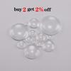 5-50pcs 8 10 12 14 16 18 20 25 30 mm Round Flat Back Clear Glass Cabochon Transparent Cabochon For Diy Jewelry Making Supplies