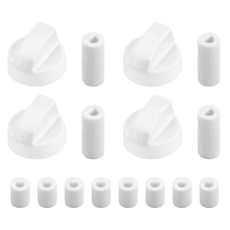 

Жаростойкая ручка для плиты, замена, ручка управления для духовки/плиты, современная ручка с адаптером, сменные аксессуары белый