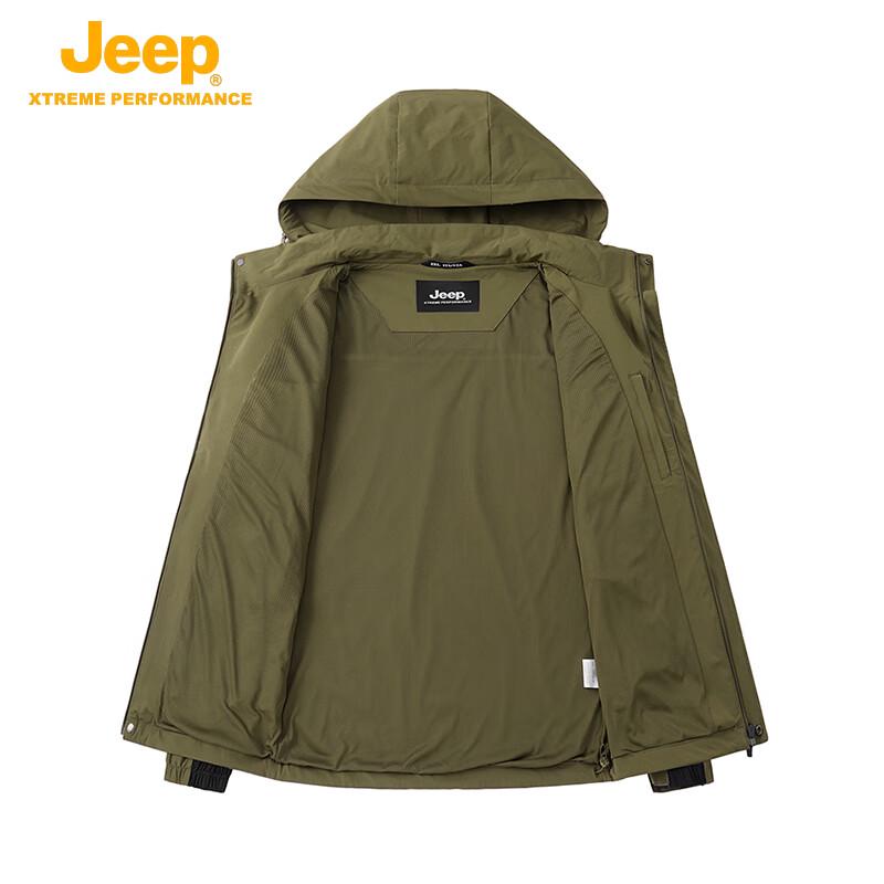 JEEP Men's Autumn/Winter Windproof Waterproof Outdoor Jacket