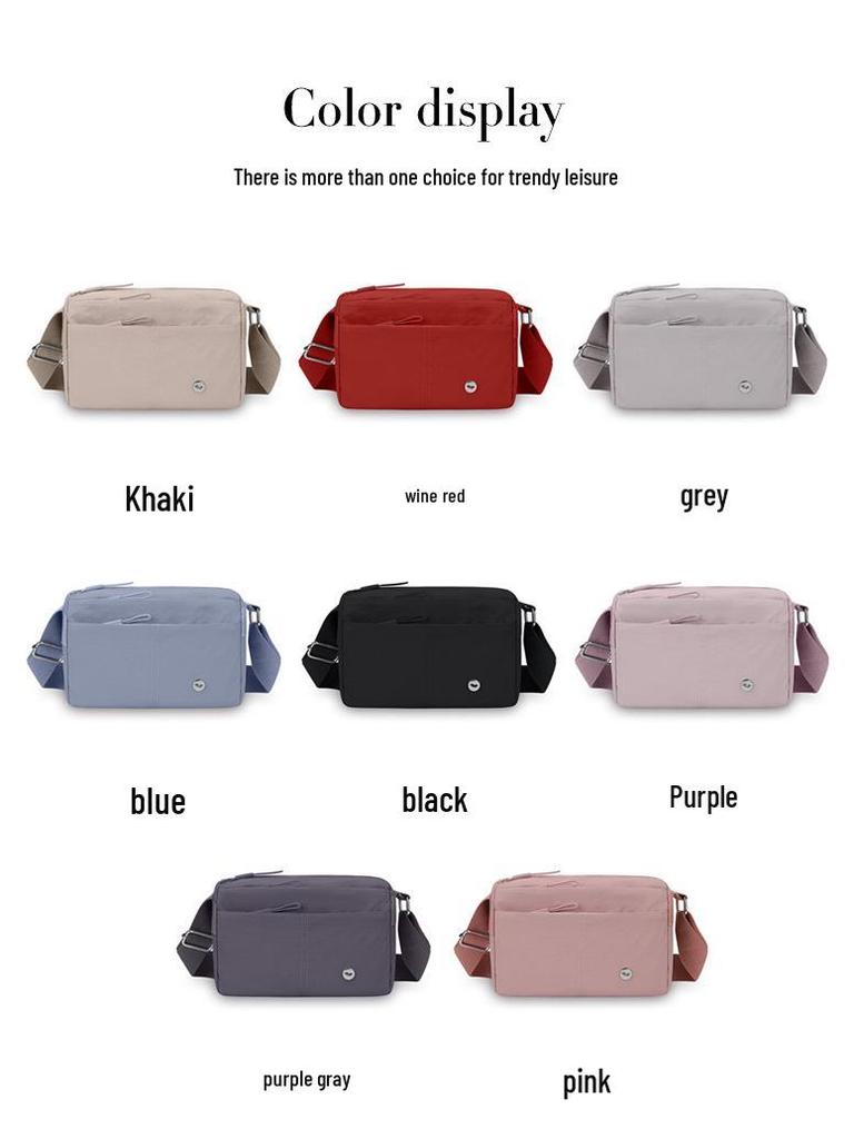 Wasserabweisende minimalistische Umhängetasche - Leicht, vielseitige Crossbody für Damen