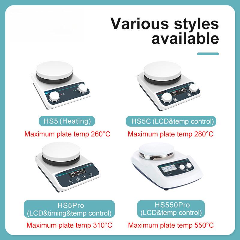 Mieszadło magnetyczne grzewcze 2L/5L/20L z wyświetlaczem cyfrowym, termostatyczne, laboratoryjne, płyta grzewcza, mieszadło magnetyczne