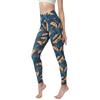 New Style Yoga Leggings with Printed Base Fabric High-Waisted, Butt-Lifting, Form-Fitting Sports Fitness Trousers