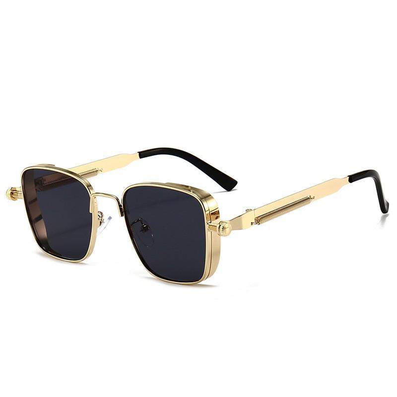 Steampunk Retro Square Metal Sunglasses 2025: Universal Style for Europe & America