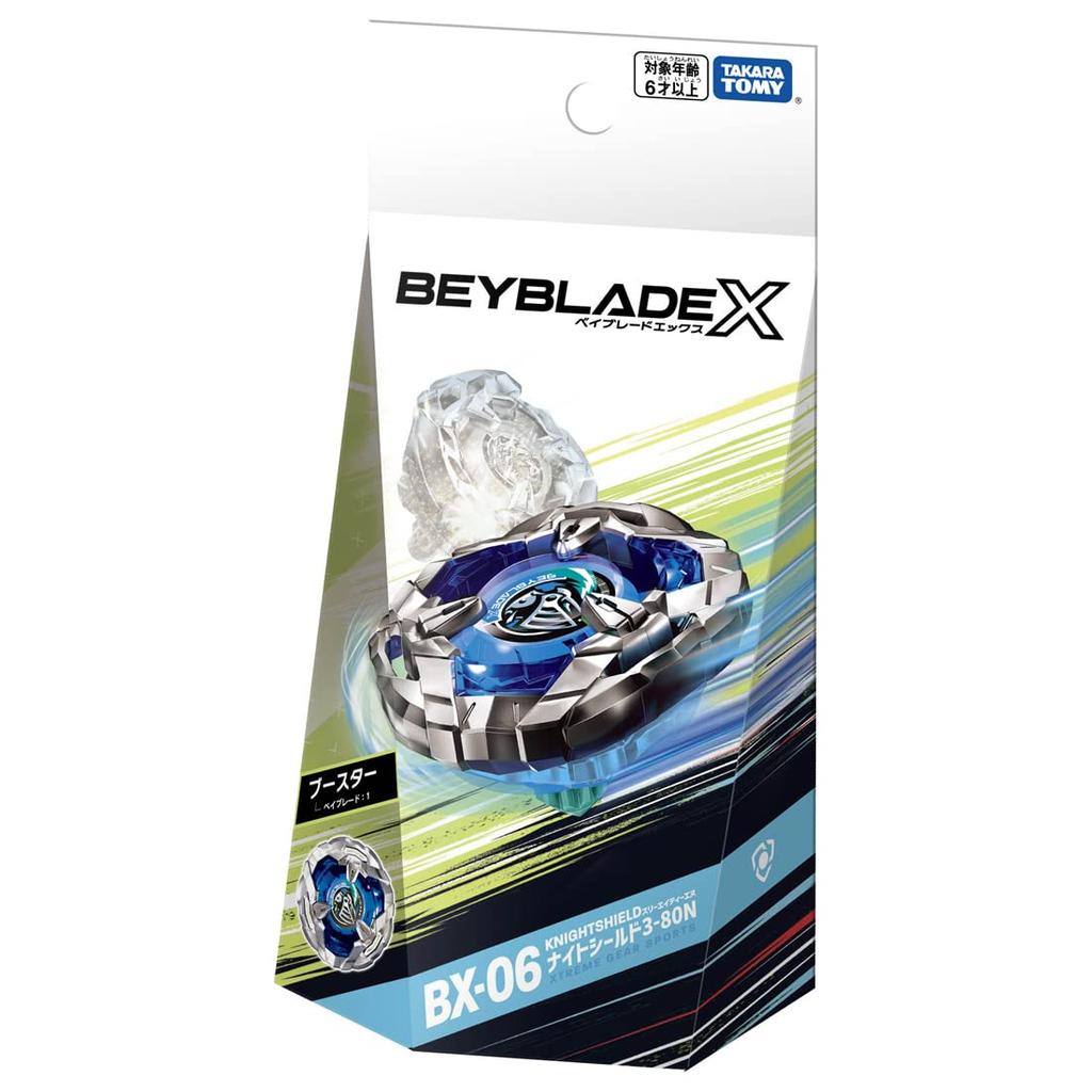 TAKARA TOMY BEYBLADE X Beyblade X Booster Night Shield BX-06 3-80N