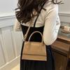 New popular trendy and beautiful messenger bag texture niche design bag women's autumn fashion shoulder small square bag