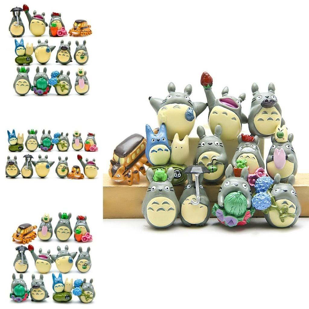 Cute And Fine Workmanship My Neighbor Totoro 12piece Action Figure Collection For Kids And Fans