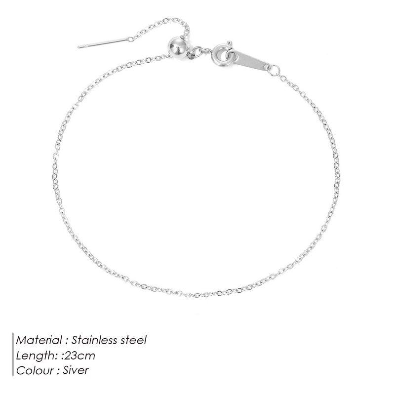Emanco Jewelry DIY Accessories Non-Fading Perforated Accessories European and American Titanium Steel Birthday Necklace with Diamonds Handmade Pendant
