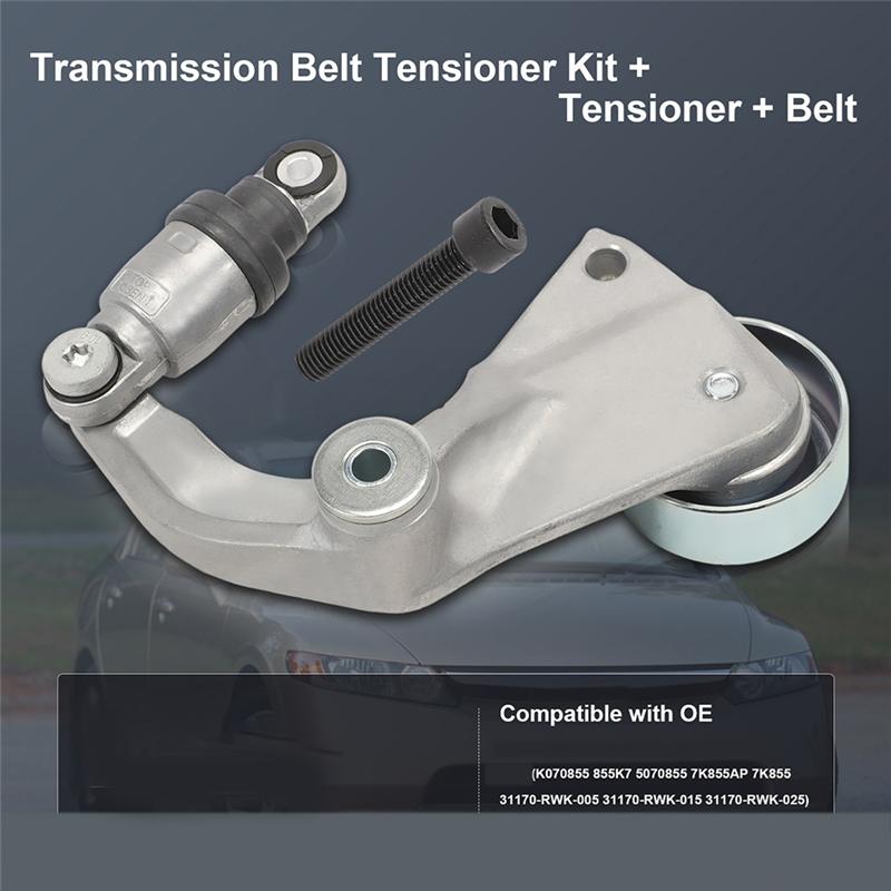 A75E-Belt Tensioner Assembly Drive Belt Tensioner Kit 31170-RWK-015 For Honda Civic 1.8L 31170-RWK-025