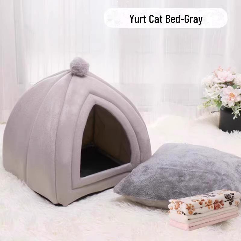 

Универсальная теплая кровать для кошек и собак Four Seasons M - Up to 4 kg cat with cushion