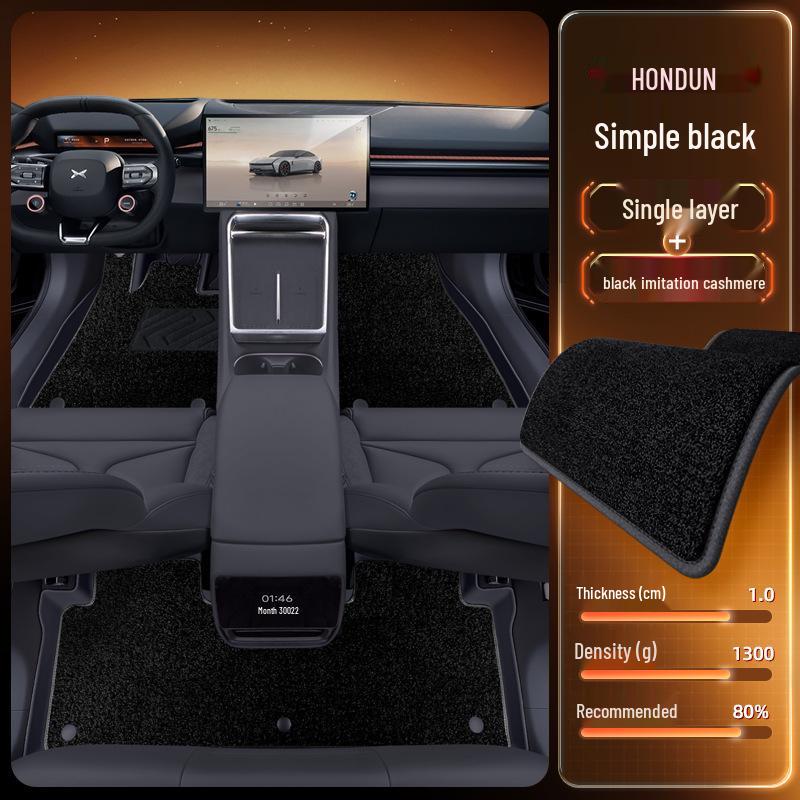 XPeng P7 2025 TPE Floor Mats: Complete Car Interior Carpet Set
