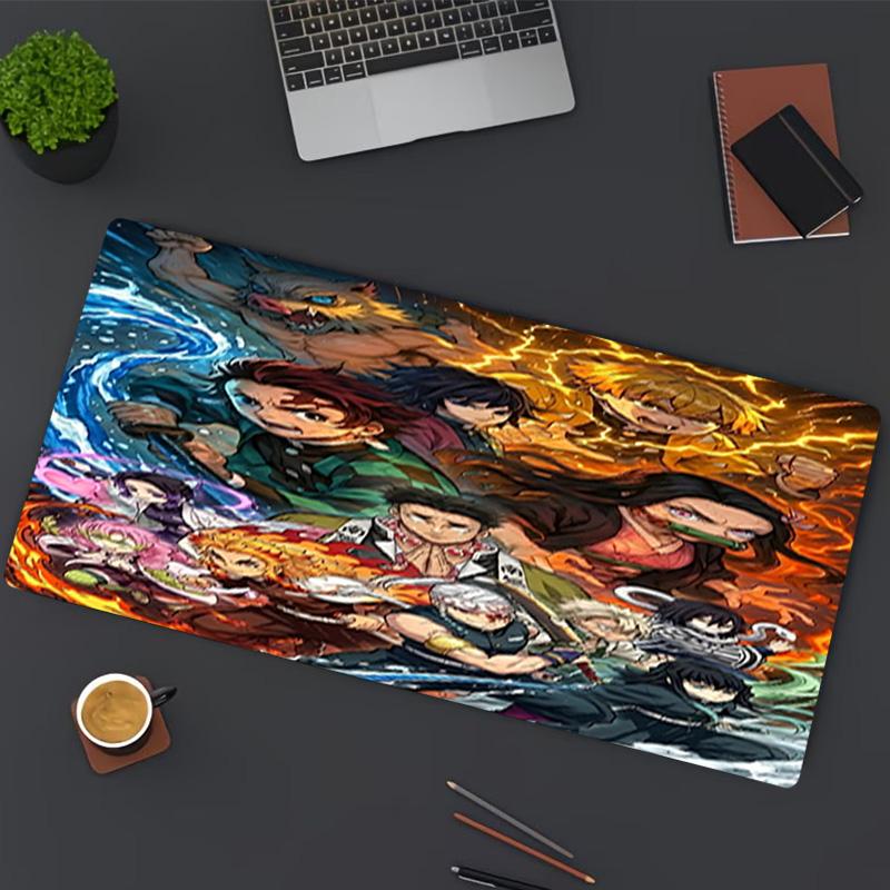 Demon Slayer Print Mouse Pad, for Keyboard Pad Laptop PC Mat for Office Home Use, Desk Decor, Perfect Birthday Gift for Gamers