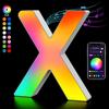 Name Letter Alphabet Light Smart Number Lamp MeRGBW App LED Letters Light  Game