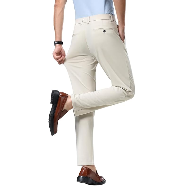 

[HMT] slacks men s pants summer clothes cooling pants suit pants Cool touch sensation Thin long pants business work clothes pants no tack stretch