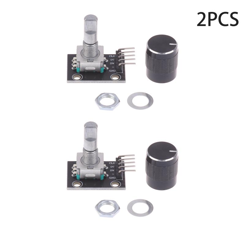 KY-040 360 Degree Rotary Encoder Module With Push Button 20 Pulse 5VBrick Sensor Modules For Arduino Or DIY Electronics