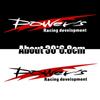Power's Racing Development Car Sticker Car Motorcycle Body Personalized Sports Decal Automatic Exterior Modification Accessories