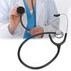 Professional Single Head Stethoscope Heart Lung Detection Echoscope Health Care Tool (Black)
