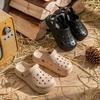 Fashion Fashion Hollow Out Platform Sandals Women 2025 Summer Non Slip Beach Clogs Eva Sandals Woman Thick Soft Sole Garden Shoes Slides