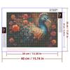 5d DIY Diamond Painting Cross Stitch Colorful Peacock Animal Flowers Diamond Embroidery Mosaic Full Round Drill Home Decor Arts