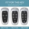 5/7/8 Buttons Car Key Case Cover for Hyundai Sonata Sel Ev 6 Ev 8 IONIQ 5 NEXO Tucson Sonata 2020 Grandeur 2020 Sonata Limited