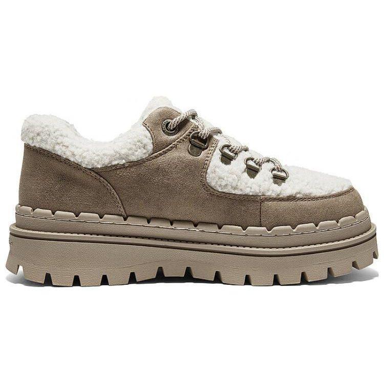 Skechers Jammers Artificial Leather Cushioning Abrasion Resistant Breathable Coverage Support Height Increasing Thermal 167902-BRNT