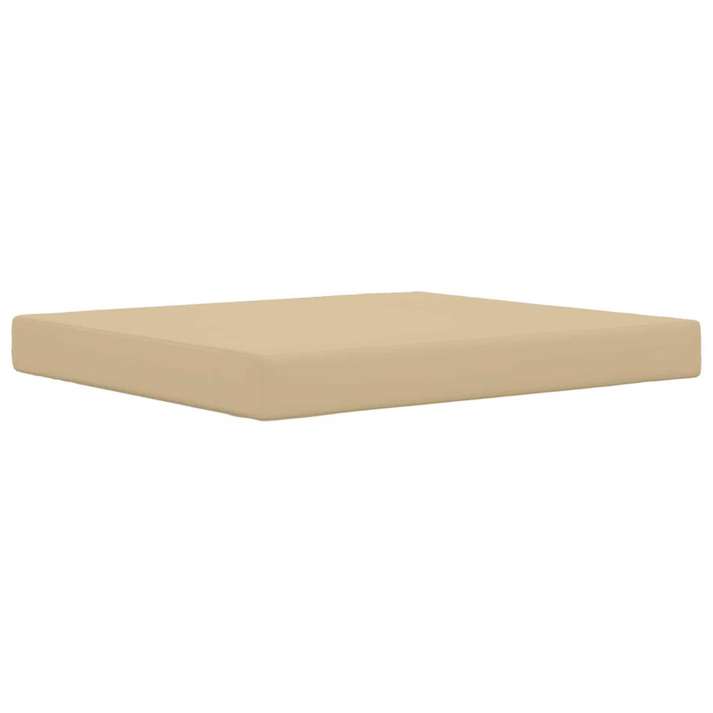 Outdoor Sofa Cushions 2 Pcs Beige Polyester