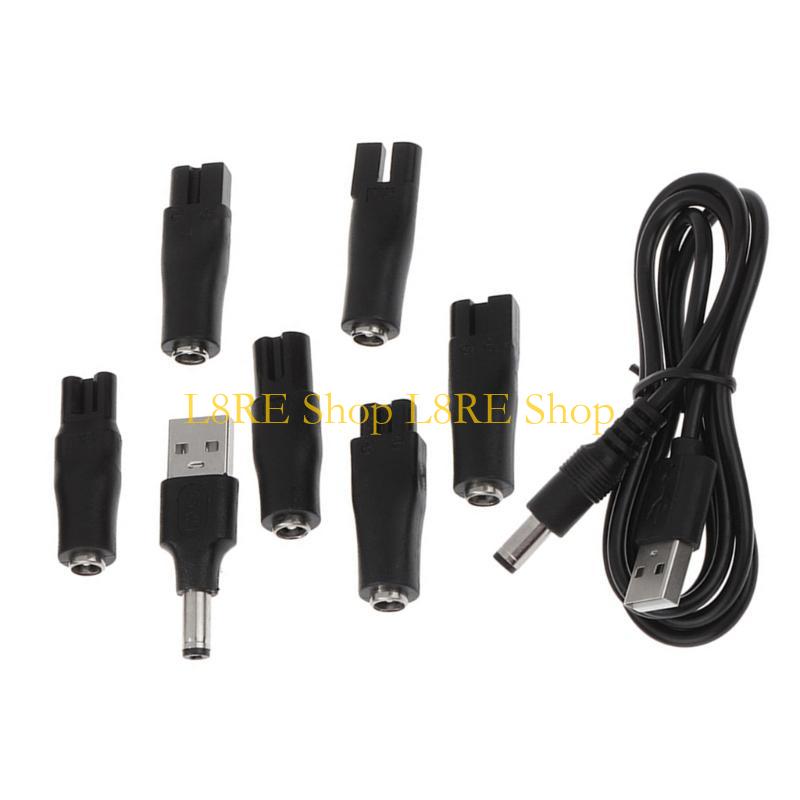 L8RE Charging Solution for Electric Beard Trimmers and Purifiers USB Adapter Kits