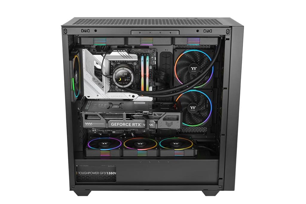 Thermaltake TS140 EX RGB Fan Black 3-Pack 140mm PC Case Fan CL-F208-PL14SW-A FN2565