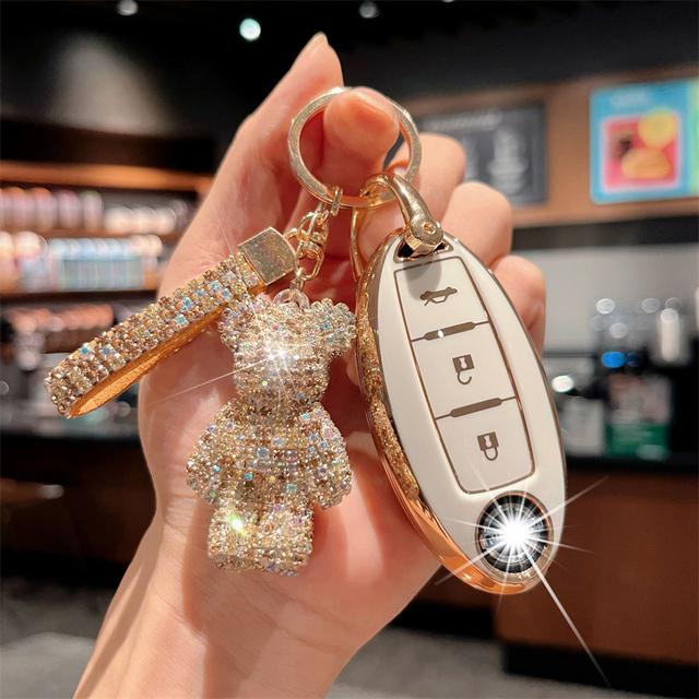 Soft TPU Car Remote Key Case Cover Fob For Nissan T32 T31 Juke J10 J11 Kicks Qashqai X-Trail Tiida Pathfinder Note For Infiniti